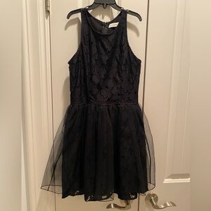Ambercrombie Kids Black Lace Dress L 14